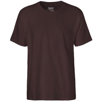 Neutral Pánske tričko Classic z organickej Fairtrade bavlny - Hnedá | XXXL