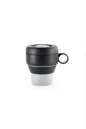 Skladací pohár Lekue To Go 350 ml šedá farba