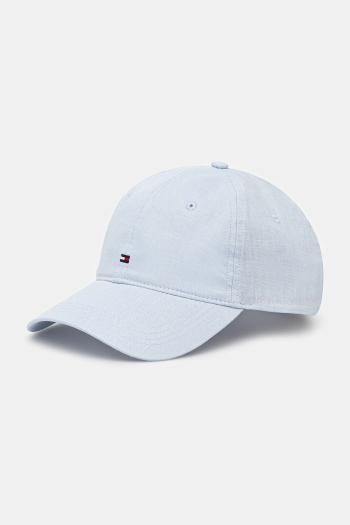 Plátenná čiapka Tommy Hilfiger jednofarebná, AW0AW17130
