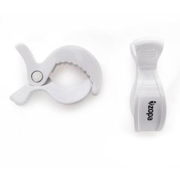 Zopa Multifunctional Stroller Clamps multifunkčná spona White 2 ks