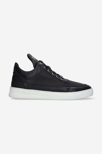 Kožené tenisky Filling Pieces Low Top Aten čierna farba, 10126591861
