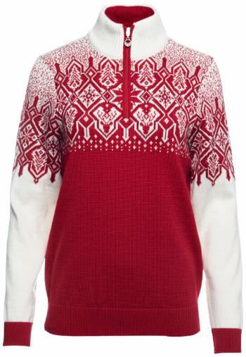 Dale of Norway Winterland Womens Merino Wool Sweater Raspberry/Off White/Red Rose S Pulóver