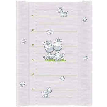 CEBA BABY Comfort prebaľovacia podložka s pevnou doskou 50 × 80 cm, Zebra sivá (5907672335766)