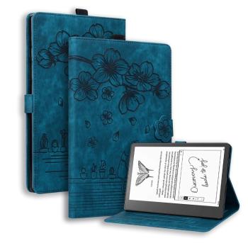 ART FLOWER Zaklápacie puzdro Amazon Kindle Scribe 2022 modré