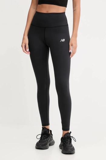 Tréningové legíny New Balance čierna farba, jednofarebné, WP51126BK