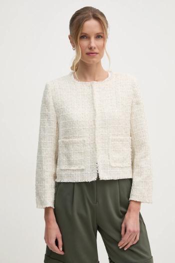 Bunda Dkny dámska, béžová farba, prechodná, DJ4J6078