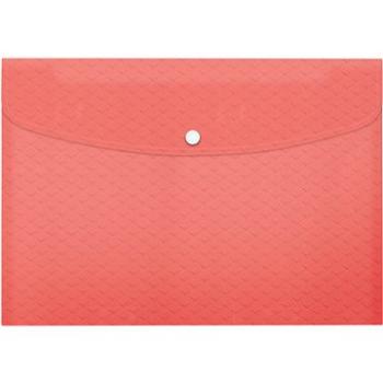 ESSELTE Colour Breeze s drukom A4, transparentné koralové – balenie 3 ks (628489)