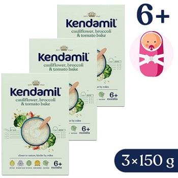 Kendamil mliečna kaša s brokolicou, karfiolom a rajčinami (3× 150 g) (8594200263058)
