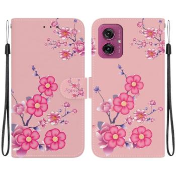 ART Peňaženkový kryt pre Motorola Moto G55 5G CHERRY BLOSSOM