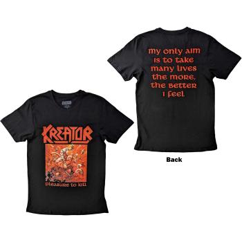 Kreator tričko Pleasure To Kill Čierna XL