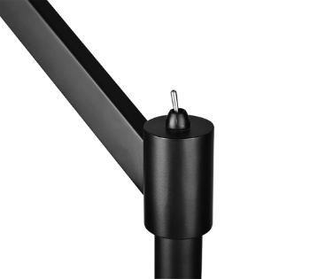 Stojaca lampa Trio Cassio čierna 414400132