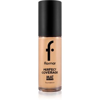 flormar Perfect Coverage Mat Touch Foundation zmatňujúci make-up pre zmiešanú až mastnú pokožku odtieň 303 Classic Beige 30 ml