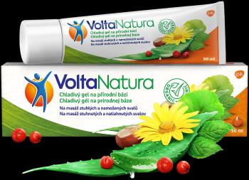 VOLTANATURA chladivý masážny gél na natiahnuté a stuhnuté svaly 50 ml