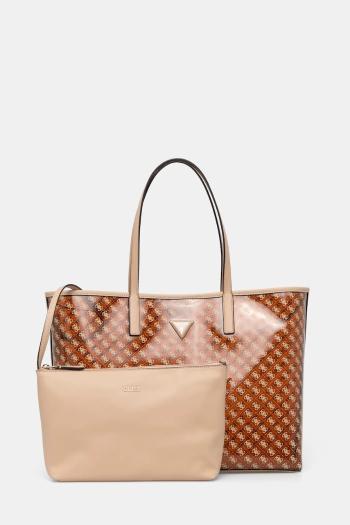 Kabelka Guess TUANA béžová farba, HWVV95 25240