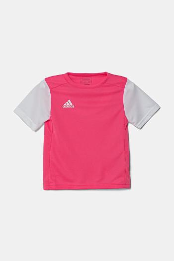 Detské tričko adidas Performance ružová farba, s potlačou, DP3228