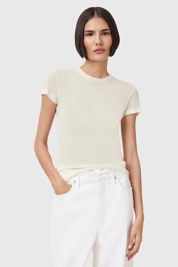 Tričko AllSaints JUNE dámske, béžová farba, W182JC