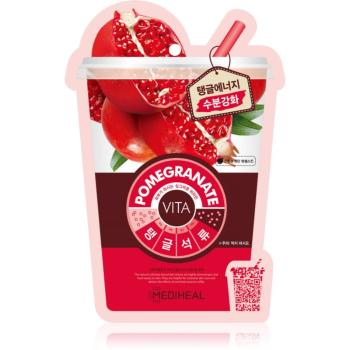 MEDIHEAL Vita Mask Pomegranate hydratačná plátienková maska s kolagénom 20 ml