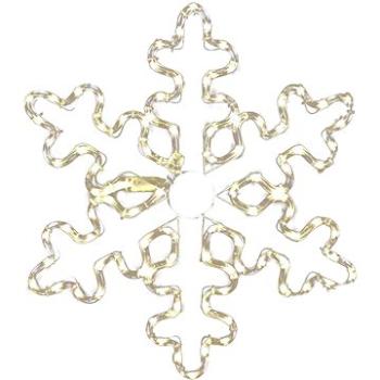 LED vianočná snehová vločka do okna 96× LED, 17 W, teplá biela (XSNOWBLEDWW56)