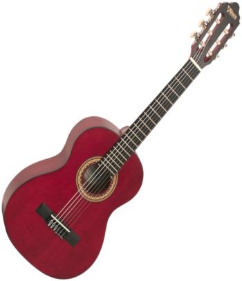 Valencia VC202 1/2 Transparent Wine Red Polovičná klasická gitara pre dieťa