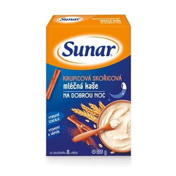 Sunar škoricová krupicová kaša mliečna na dobrú noc 225 g (8592084409623)