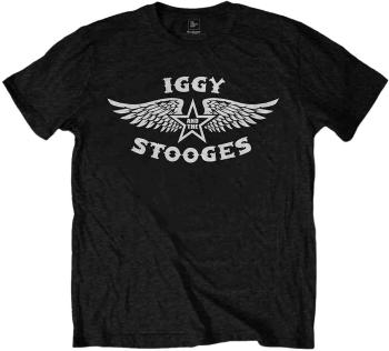 Iggy Pop Tričko Wings Unisex Black 2XL