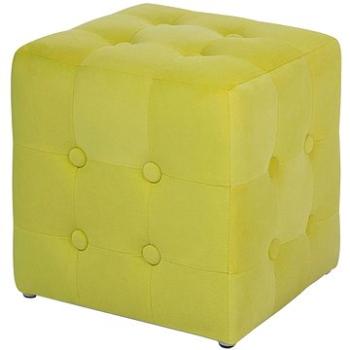 Žltý čalúnený BELIANI Chesterfield WISCONSIN (beliani_73097)