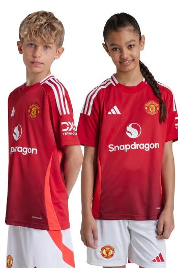 Detské tričko adidas Performance MUFC červená farba, s potlačou, IT1972