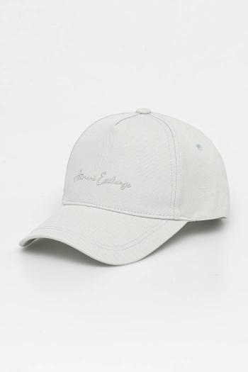 Bavlnená šiltovka Armani Exchange tyrkysová farba, s nášivkou, XW000956 AF13848