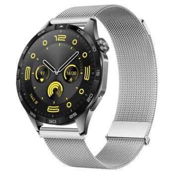 MILANESE Kovový remienok Huawei Watch GT 4 46mm strieborný