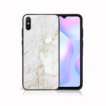 MY ART Silikónový obal Xiaomi Redmi 9A / 9AT WHITE STONE (011)