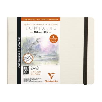 CLAIREFONTAINE AQUARELLE - Akvarelová kniha A5 (24 listov)