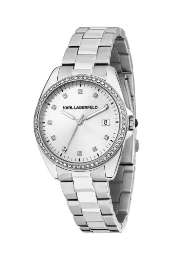 Hodinky Karl Lagerfeld dámske, strieborná farba, R0553101510