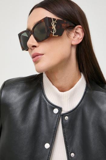 Slnečné okuliare Saint Laurent dámske, čierna farba