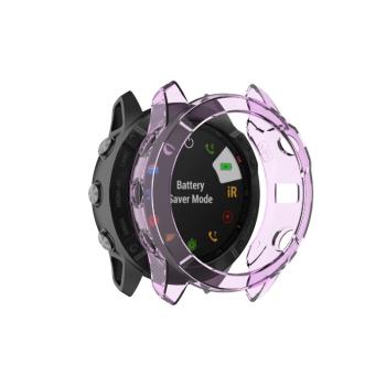 TPU HALF COVER Kryt pre Garmin Fenix 6X / 6X Pro fialový