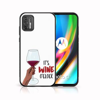 MY ART Silikónový kryt Motorola Moto G9 Plus WINE (007)