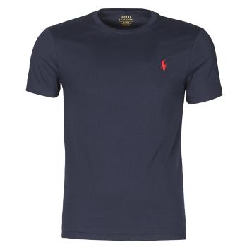 Polo Ralph Lauren  T-SHIRT AJUSTE COL ROND EN COTON LOGO PONY PLAYER  Tričká s krátkym rukávom Námornícka modrá