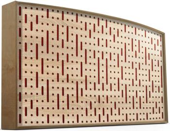 Mega Acoustic AcouStand Binary Bean Sonoma Oak/Natural/Red Absorpčný drevený panel