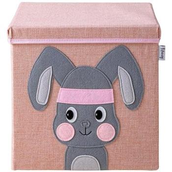 Lifeney Box úložný s vekom ZAJAC, 33 × 33 × 33 cm (833085)