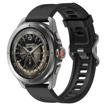 SILICONE Vymeniteľný remienok pre Xiaomi Watch S4 Sport čierny