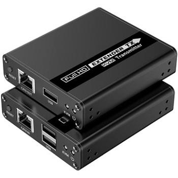 PremiumCord HDMI KVM extender FULL HD 1080p na 70 m s prenosom USB (khext70-6)