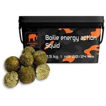 Mastodont Baits Boilie Energy Action Squid Mix 20/24 mm 5 kg (8594187922108)