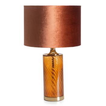 ArtFir Stolná lampa BRENDA 02 | medená 33 x 23 x 55 cm