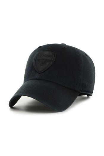 Bavlnená šiltovka 47 brand Arsenal FC čierna farba, s nášivkou, EPL-NLRGW30GWS-BK
