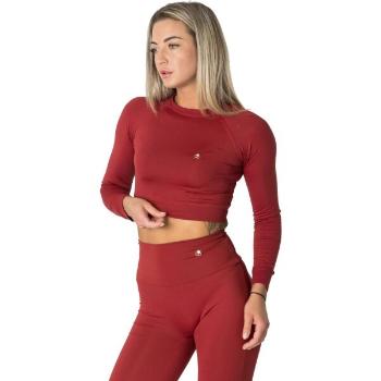 GOLDBEE CROP-TOP BECLASSIC Női crop top, bordó, méret