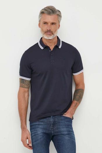 Polo tričko Guess SPORTS PIQUE pánske, tmavomodrá farba, jednofarebné, M2GP34 KARS0