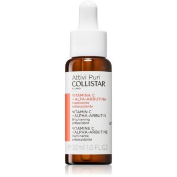 Collistar Attivi Puri Vitamin C + Alfa-Arbutina rozjasňujúce pleťové sérum s vitamínom C 30 ml