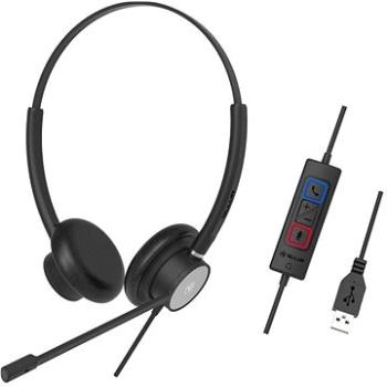 Tellur Voice 320, Binaural, USB, čierne (TLL411005)