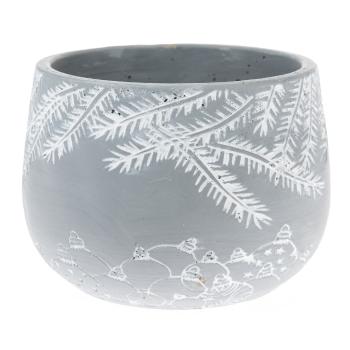 Betónový obal na kvetináč Winter pot, 15,5 x 11 cm​