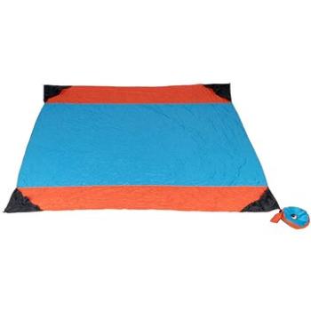 Ticket To The Moon Beach Blanket aqua/orange (727670923742)