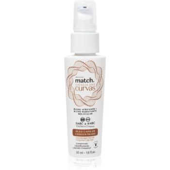 Match. Science of Curves olej na vlasy pre vlnité a kučeravé vlasy 50 ml